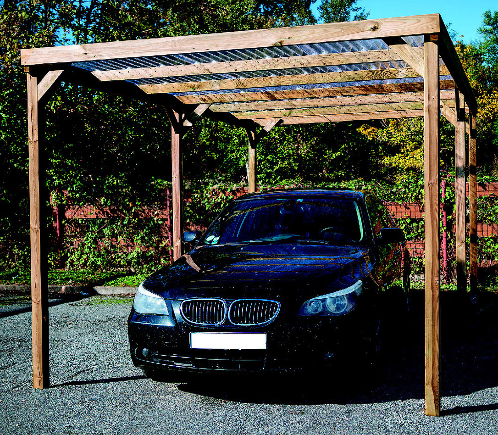 CARPORT TOIT PLAT