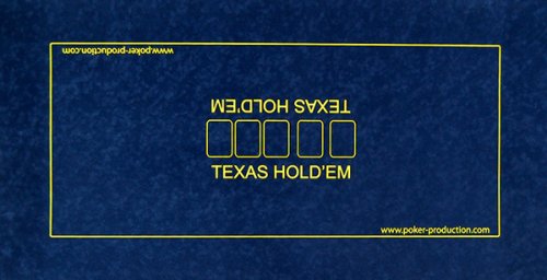 Tapis Poker Production (70/120 cm) Bleu