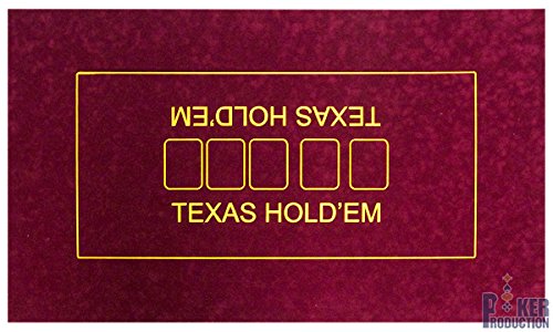 Poker-Production Tapis Poker Production (77/120 cm) Bordeaux code EAN 3760162304961 
