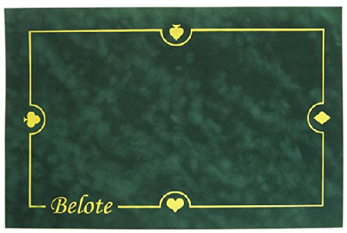 Tapis Belote CARTES PRODUCTION (60/40 cm) Vert