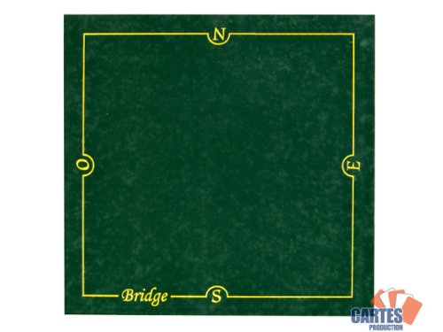 Cartes Production / Poker Production Tapis Bridge CARTES PRODUCTION (77/77 cm) Vert code EAN 3760162607178 