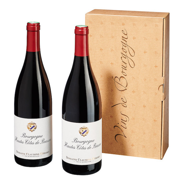Coffret A.O.P. Bourgogne Hautes-Côtes de Beaune 3760165604631 DOMAINE CLAUDINE GÉRARD 2018 Coffret A.O.P. Bourgogne Hautes-Côtes de Beaune 3760165604631 DOMAINE CLAUDINE GÉRARD 2018
