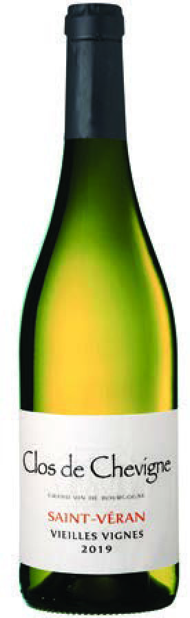  AOP(1) SAINT-VÉRAN CLOS DE CHEVIGNE “VIEILLES VIGNES” 2019. code EAN 3760165608868 