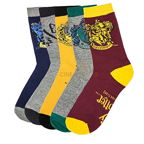 Pack de 5 Chaussettes Harry Potter (blason des ...