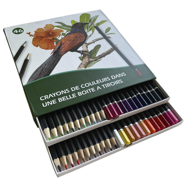 46 crayons de couleur
 3760167636326 