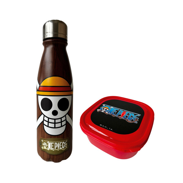 ONE PIECE Set gourde et boite de rangement "One piece" code EAN 3760167654351 