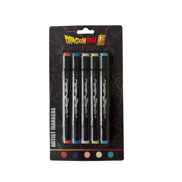 DRAGONBALL Set de 5 feutres double pointe 
 code EAN 3760167654405 