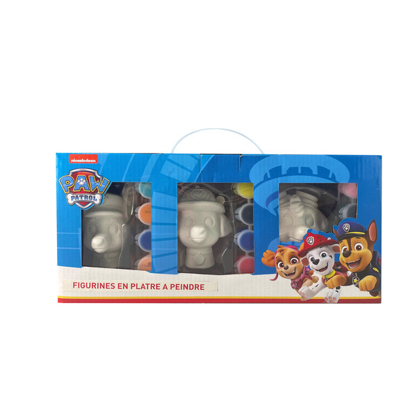 3 personnages à peindre Paw patrol