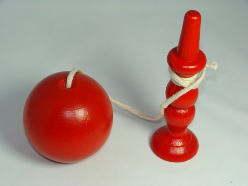 Superbe bilboquet de 180 mm, fabrication França...