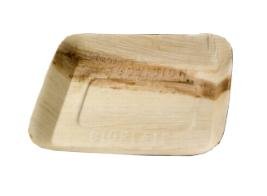 Adiserve 25 assiettes palmier carrées biodegradables 24x24 cm code EAN 3760171810576 