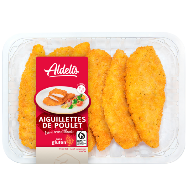  Aiguillettes de poulet pané ALDELIS code EAN 3760177215764 