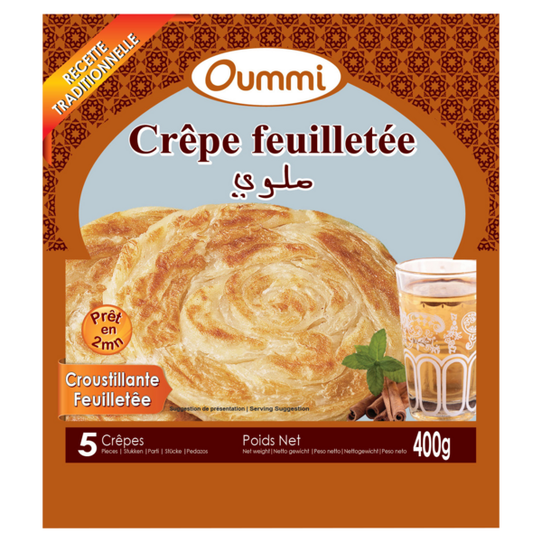Crêpe feuilletée surgelée