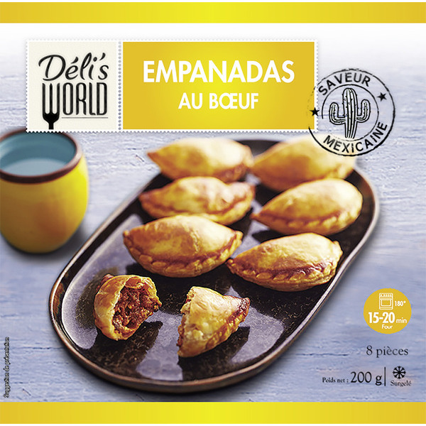Empanadas au boeuf surgelés
