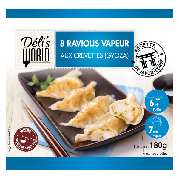 Gyozas aux crevettes