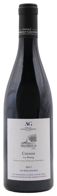 LE BOURG AMIRAULT GROBOIS BIO AOP CHINON ROUGE 2017 LE BOURG AMIRAULT GROBOIS BIO code EAN 3760184680043 
