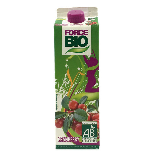 force-bio Jus de cranberry code EAN 3760186970081 