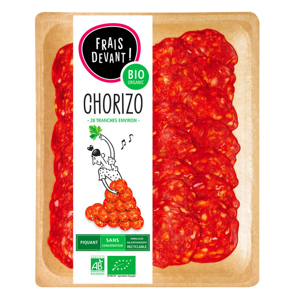 FRAIS DEVANT Chorizo bio code EAN 3760187538723 