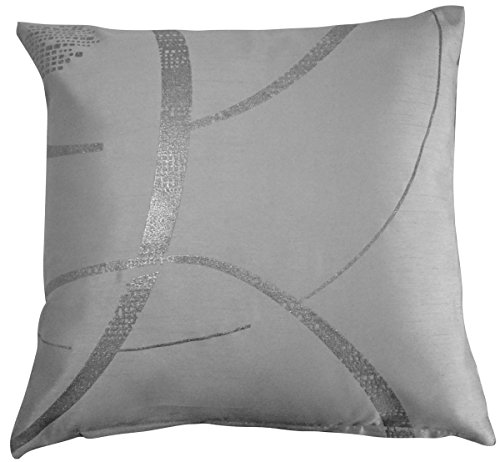 Coussin Strass 40x40 cm - Entretien Facile Perle