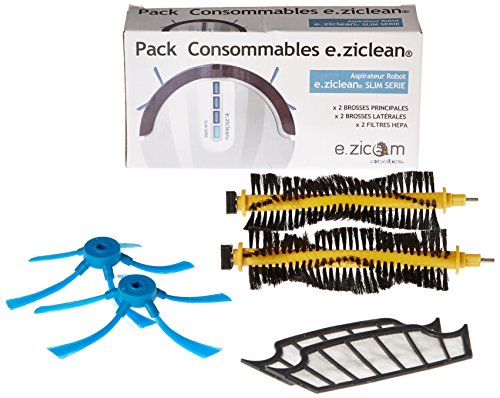 E.Zicom Pack Accessoires E.ziclean Slim Robot Aspirateur 3760190141712 E.ZICOM