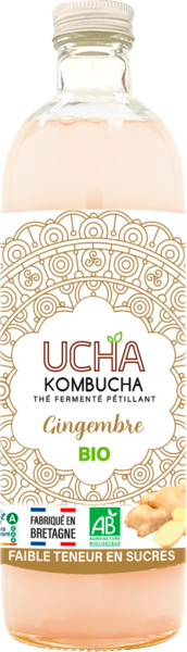  Kombucha Gingembre Bio Ucha code EAN 3760192493932 