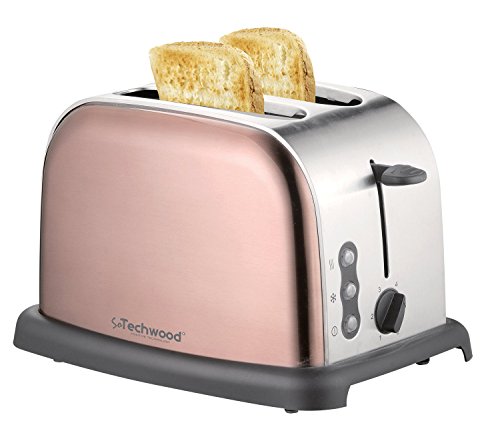 Techwood TGP-611 Grille Pain avec 2 Fentes Bronze