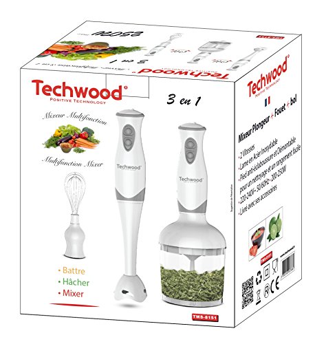 Techwood Mixeur Plongeant 3 en 1