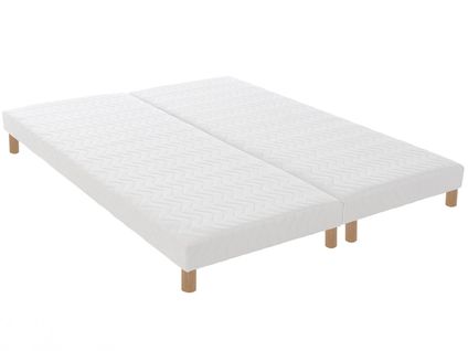 IDLITERIE IDLITERIE Sommier Tapissier à Lattes Blanc avec jeux de 8 .. code EAN 3760197550340 