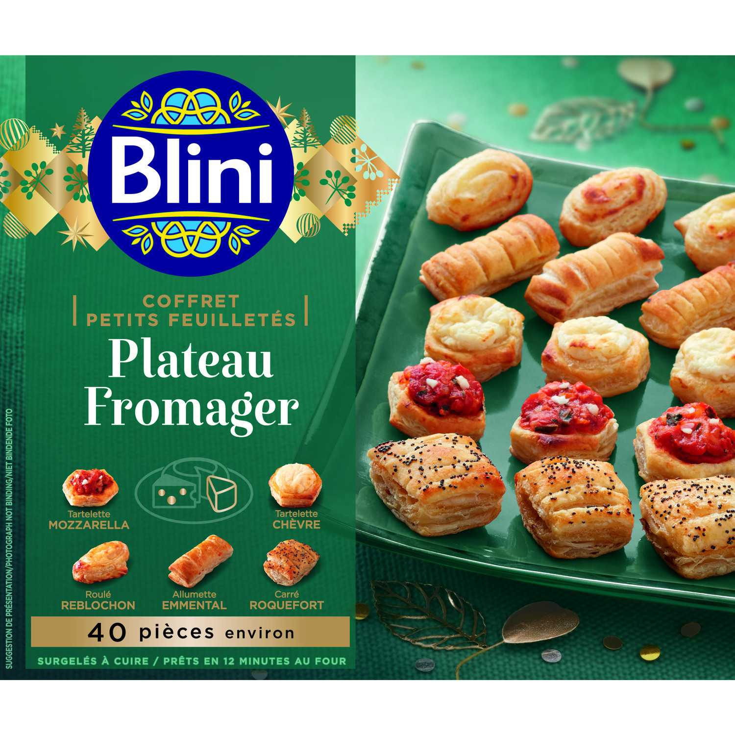 Petits feuilletés Plateau Fromager BLINI