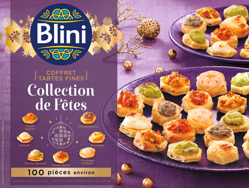 COFFRET COLLECTION DE FÊTES X100 SURGELÉ BLINI