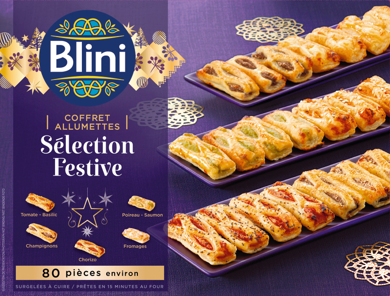COFFRET ALLUMETTES SELECTION FESTIVE X80 BLINI