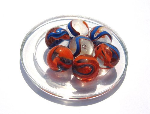 2 Calots SCORPION - Billes en verre de 25 mm