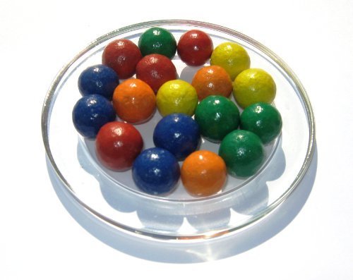 15 Billes en terre tradition de couleurs mélang...