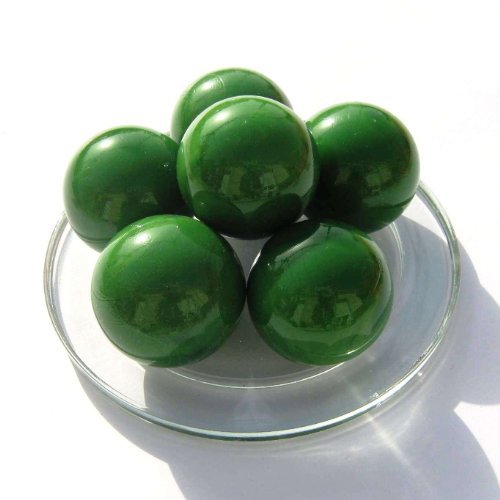 2 Billes Boulard PERLE VERT - Billes en verre d...
