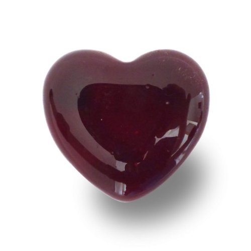 2 Billes Forme Coeur Rouge - Bille en verre de ...