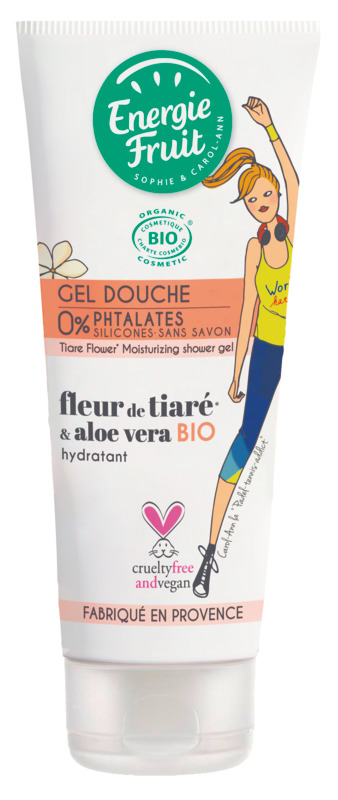 GEL DOUCHE BIO FLEUR DE TIARE & ALOÉ VERA ENERG...