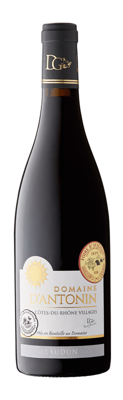 AOP CÔTES DU RHÔNE VILLAGES LAUDUN ROUGE 2018 Domaine D'antonin HVE 3760209000566 Domaine D'antonin HVE AOP CÔTES DU RHÔNE VILLAGES LAUDUN ROUGE 2018 Domaine D'antonin HVE 3760209000566 Domaine D'antonin HVE