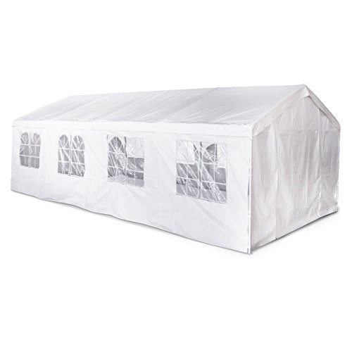 - tente de réception 4 x 8 m - lutèce - blanc -...