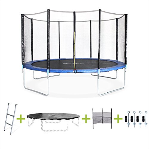 Saturne trampoline avec bâche de protection