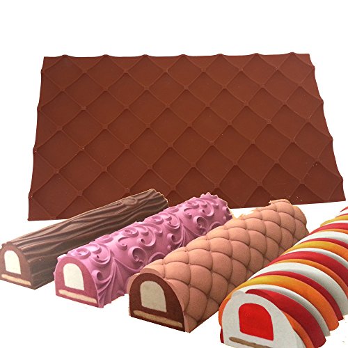 Daudignac - Tapis relief silicone Bûche de Noël...