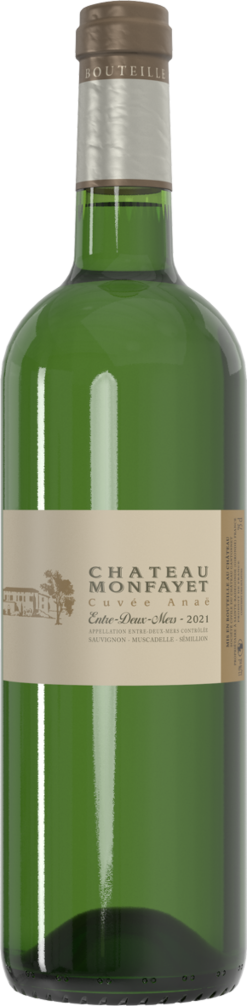 CHÂTEAU MONFAYET - CUVÉE ANAË 2022 AOP ENTRE-DEUX-MERS
BLANC SEC code EAN 3760221441026 