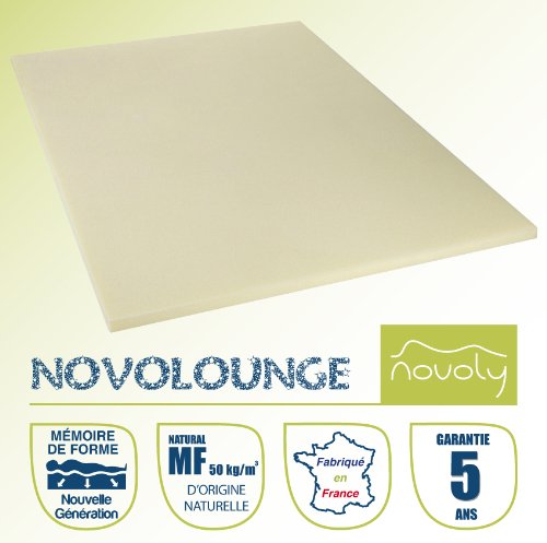 Surmatelas à mémoire de forme 90x190 - Novolounge