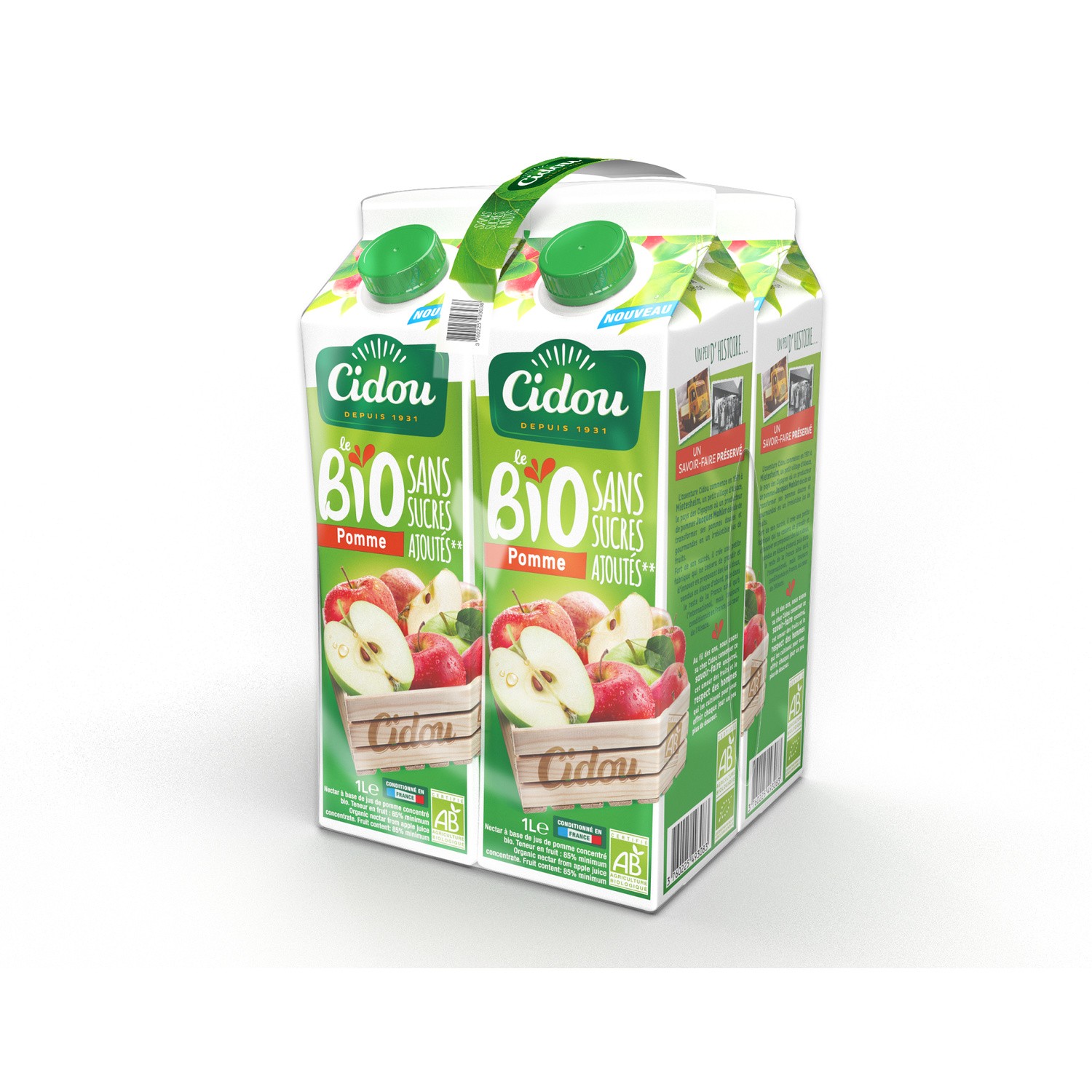 Jus de pomme Bio CIDOU