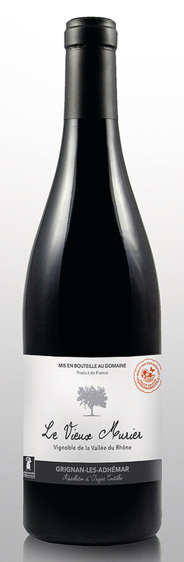 Le vieux murier HVE AOP GRIGNAN-LES-ADHÉMAR ROUGE Le vieux murier HVE code EAN 3760230811186 