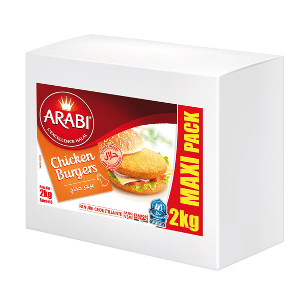 Panés Chicken Burgers Halal surgelés