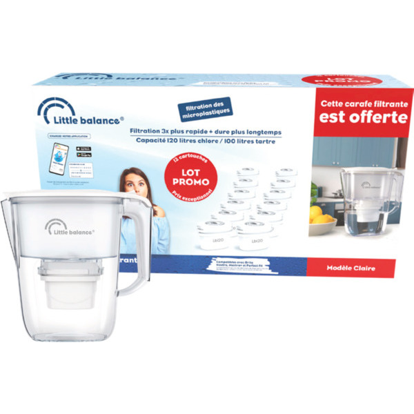 12 CARTOUCHES + 1 CARAFE 
