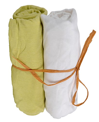 Nuit bébé Deux draps housses bébé blanc zeste 60 x 120 cm 3760240960232 (3760240960232)