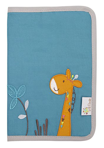 Protège carnet de santé brodé en coton bio la s...