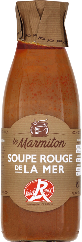 Marmiton SOUPE ROUGE DE LA MER LABEL ROUGE Marmiton code EAN 3760241200016 