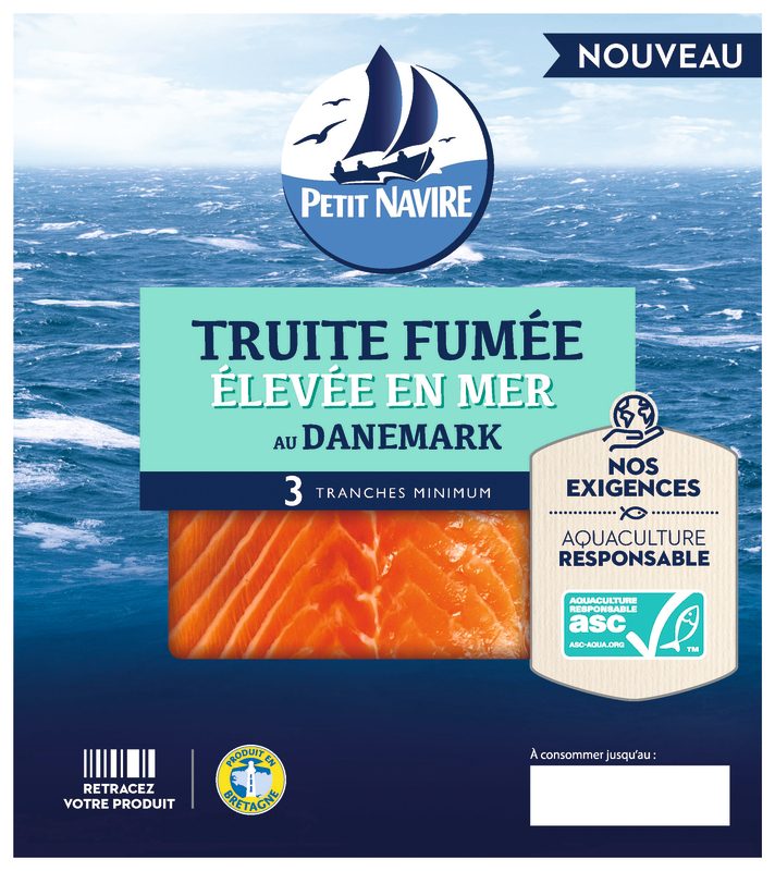 TRUITE DE MER FUMÉE ASC 3 TRANCHES (p) petit na...