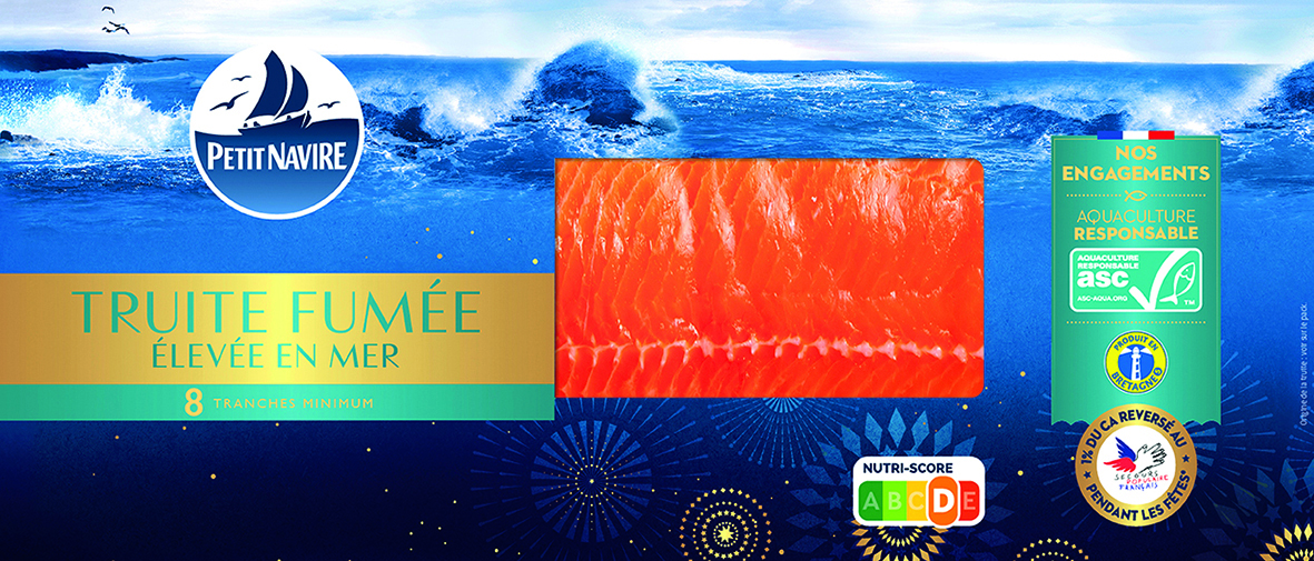PETIT NAVIRE TRUITE FUMÉE ASC code EAN 3760253432542 
